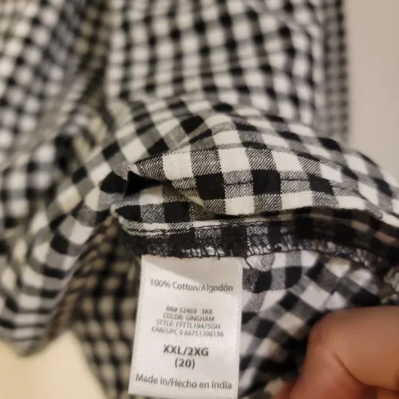 Time and True Blouse with Bell Sleeves Size XXL - Picture 3 of 4